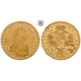 Römisch Deutsches Reich, Maria Theresia, Dukat 1760, f.vz