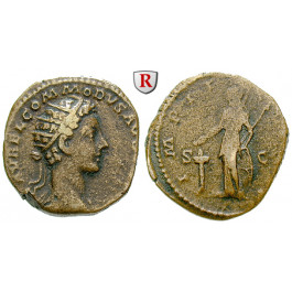 Römische Kaiserzeit, Commodus, Dupondius 179, ss