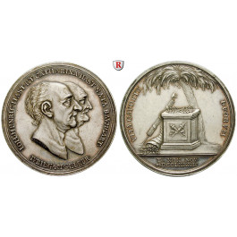 Personenmedaillen, Hast, Johann Heinrich - Senator in Riga, Silbermedaille 1784, f.vz