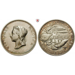 Grossbritannien, Victoria, Silbermedaille 1883, vz/f.st