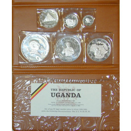 Uganda, Satz 1969, 181,82 g fein, PP