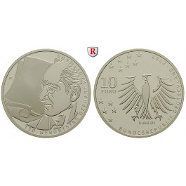 Bundesrepublik Deutschland, 10 Euro 2012, Gerhart Hauptmann, J, 10,0 g fein, PP