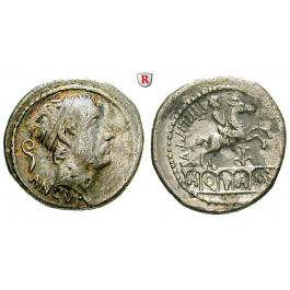 Römische Republik, L. Marcius Philippus, Denar 56 v.Chr., ss/ss-vz