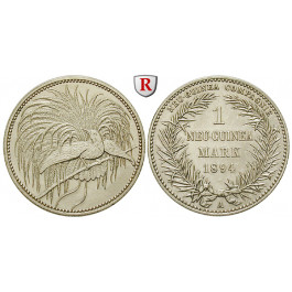 Nebengebiete, Deutsch-Neuguinea, 1 Neu-Guinea Mark 1894, Paradiesvogel, A, vz, J. 705