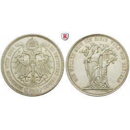 Österreich, Kaiserreich, Franz Joseph I., Feintaler 1868, vz-st