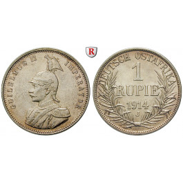 Nebengebiete, Deutsch-Ostafrika, 1 Rupie 1914, J, f.st/st, J. 722