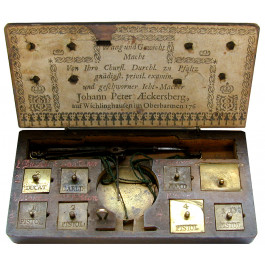 Jülich-Kleve-Berg, Herzogtum Berg, Johann Peter Aeckersberg in Wichlinghausen, Münzwaage 176, f.vz