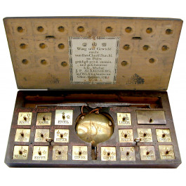 Jülich-Kleve-Berg, Herzogtum Berg, Johann Peter Aeckersberg in Wichlinghausen, Münzwaage 1785, f.vz