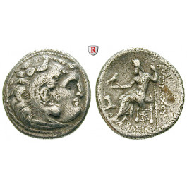 Makedonien, Königreich, Alexander III. der Grosse, Drachme 301-297 v.Chr., ss