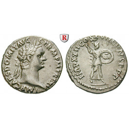 Römische Kaiserzeit, Domitianus, Denar 95-96, ss+