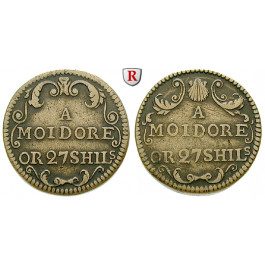 Grossbritannien, George III., Münzgewicht für 1 Moidore aus Portugal, ss