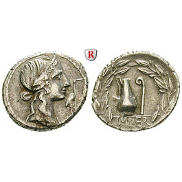 Römische Republik, Q. Caecilius Metellus, Denar 81 v.Chr., ss+