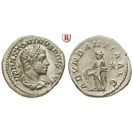 Römische Kaiserzeit, Elagabal, Denar 218-222, st