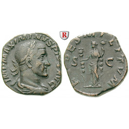Römische Kaiserzeit, Maximinus I., Sesterz 235-236, ss-vz