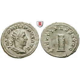 Römische Kaiserzeit, Philippus I., Antoninian 248, f.vz