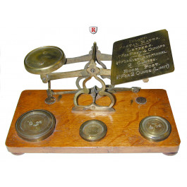 Waagen, Briefwaagen, Briefwaage 1897-1918, ss