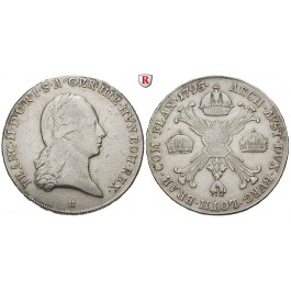 Österreich, Kaiserreich, Franz II. (I.), Kronentaler 1795, ss