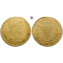 Kolumbien, Carlos III., 8 Escudos 1773, ss