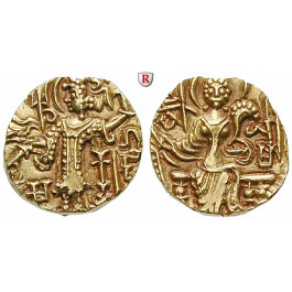 Baktrien und Indien, Kuschan, Shaka und Kipanada, Stater 330-360, f.vz