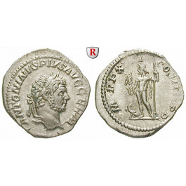 Römische Kaiserzeit, Caracalla, Denar 214, vz-st