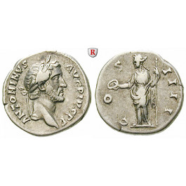 Römische Kaiserzeit, Antoninus Pius, Denar 145-161, ss+/ss