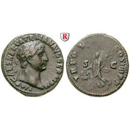 Römische Kaiserzeit, Traianus, As 101-102, ss+