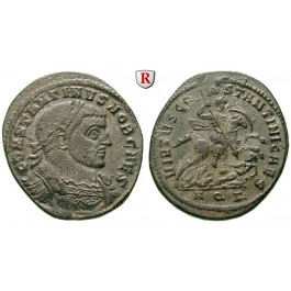 Römische Kaiserzeit, Constantinus I., Caesar, Follis 307, ss+/ss-vz