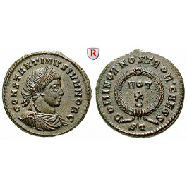 Römische Kaiserzeit, Constantinus II., Caesar, Follis 322-325, st