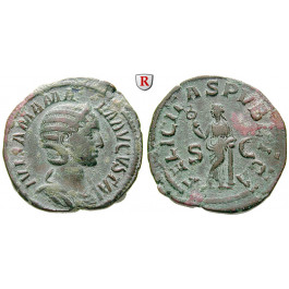 Römische Kaiserzeit, Julia Mamaea, Mutter des Severus Alexander, Sesterz 224, ss-vz/ss+