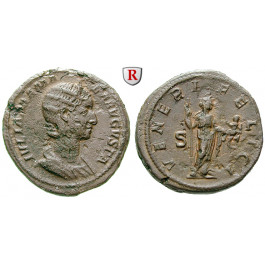 Römische Kaiserzeit, Julia Mamaea, Mutter des Severus Alexander, As 224, ss