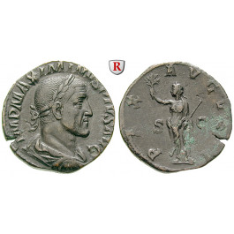 Römische Kaiserzeit, Maximinus I., Sesterz 235-236, vz