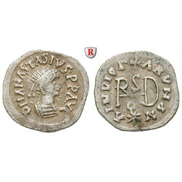 Gepiden, Im Namen des Anastasius, 1/4 Siliqua ca. 540-560, ss