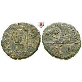 Vandalen, Autonome Kupferprägung von Karthago, 21 Nummi ca. 523-533, ss