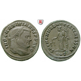 Römische Kaiserzeit, Maximianus Herculius, Follis 302-303, vz
