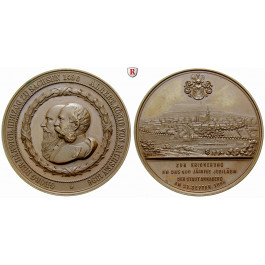 Sachsen, Königreich Sachsen, Albert, Bronzemedaille 1896, vz-st
