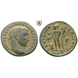 Römische Kaiserzeit, Maximinus II., Follis 309, ss+