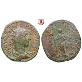 Römische Kaiserzeit, Traianus Decius, Dupondius 249-251, f.ss