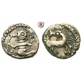 Deutschland, Hessen, Ubii, Quinar 1. Jh.v.Chr., ss+
