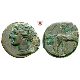 Zeugitana, Karthago, Bronze um 300 v.Chr., ss+/ss