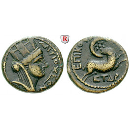 Römische Provinzialprägungen, Seleukis und Pieria, Antiocheia am Orontes, Nero, Bronze Jahr 104 = 55-56, ss-vz