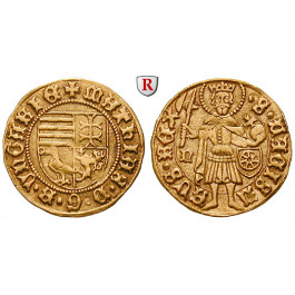 Ungarn, Matthias I. Corvinus, Goldgulden, ss+