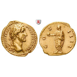 Römische Kaiserzeit, Antoninus Pius, Aureus 152-153, ss-vz