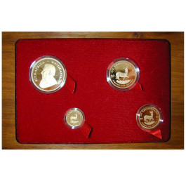 Südafrika, Republik, Prestige Satz Kruegerrand 2004, 57,55 g fein, PP