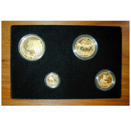 Südafrika, Republik, Prestige Satz Natura 2002, 57,53 g fein, PP