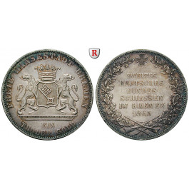 Bremen, Stadt, Taler 1865, vz-st