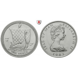 Insel Man, Elizabeth II., Noble 1983, 31,07 g fein, st