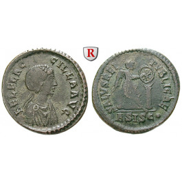 Römische Kaiserzeit, Aelia Flaccilla, Frau Theodosius I., Bronze 383-387, ss