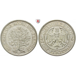 Weimarer Republik, 5 Reichsmark 1928, Eichbaum, G, ss-vz, J. 331