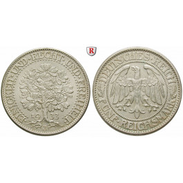Weimarer Republik, 5 Reichsmark 1933, Eichbaum, J, st, J. 331