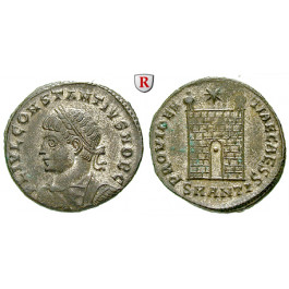 Römische Kaiserzeit, Constantius II., Caesar, Follis 325-326, vz